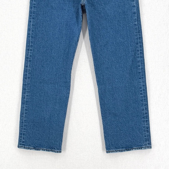 LEVIS Ribcage Straight Ankle Jeans Womens 28 Jazz Pop Medium Wash Denim - Picture 7 of 16